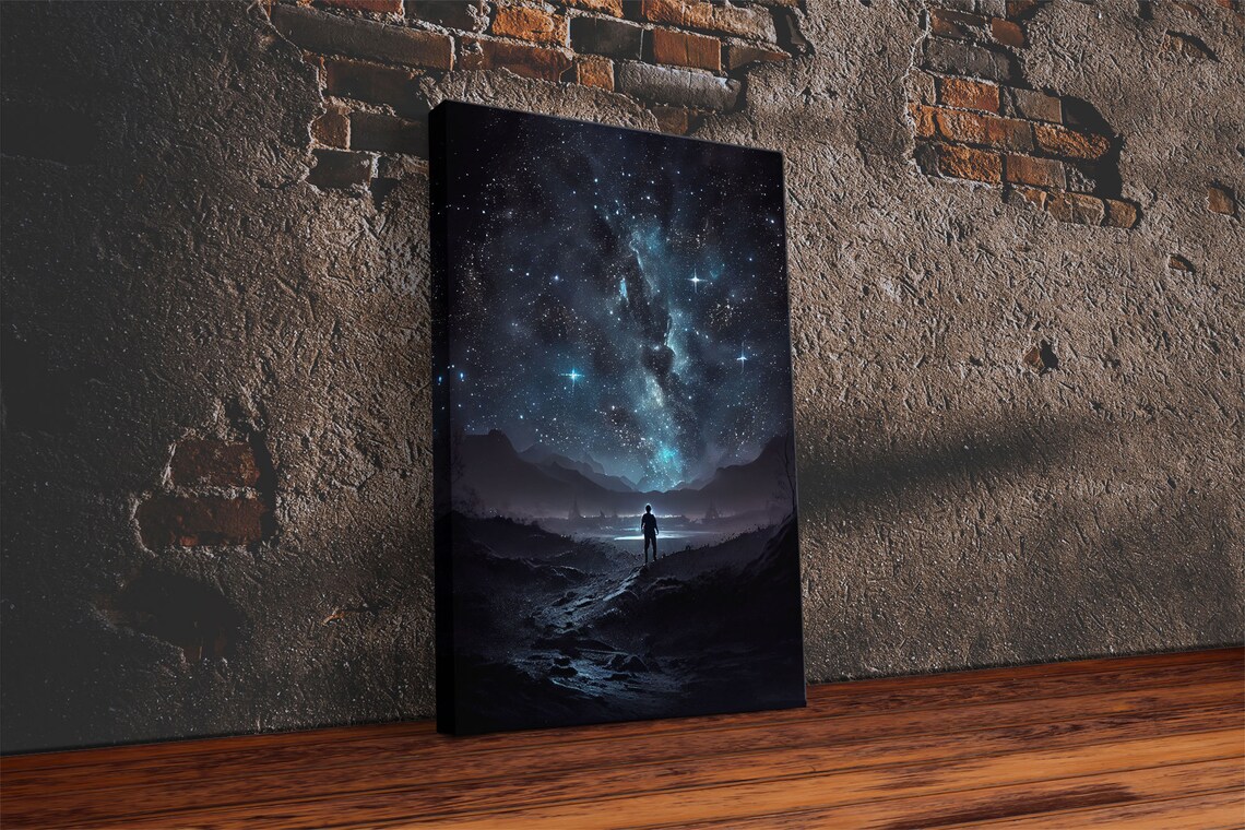 Wishing Upon A Star Constellation Art Print, Celestial - Image 2