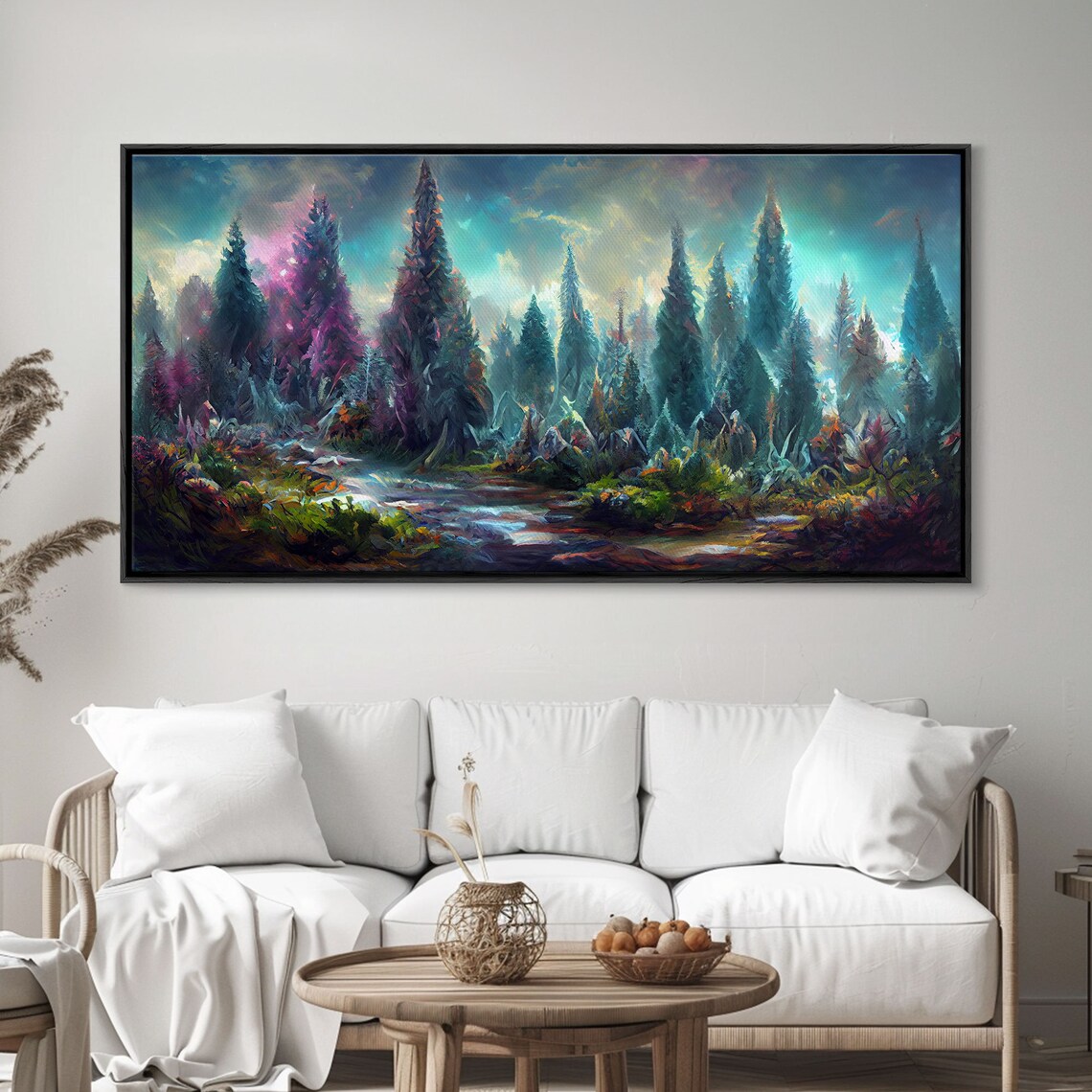 Trippy Psychedelic Nature Landscape Fantasy Art Print - Image 4
