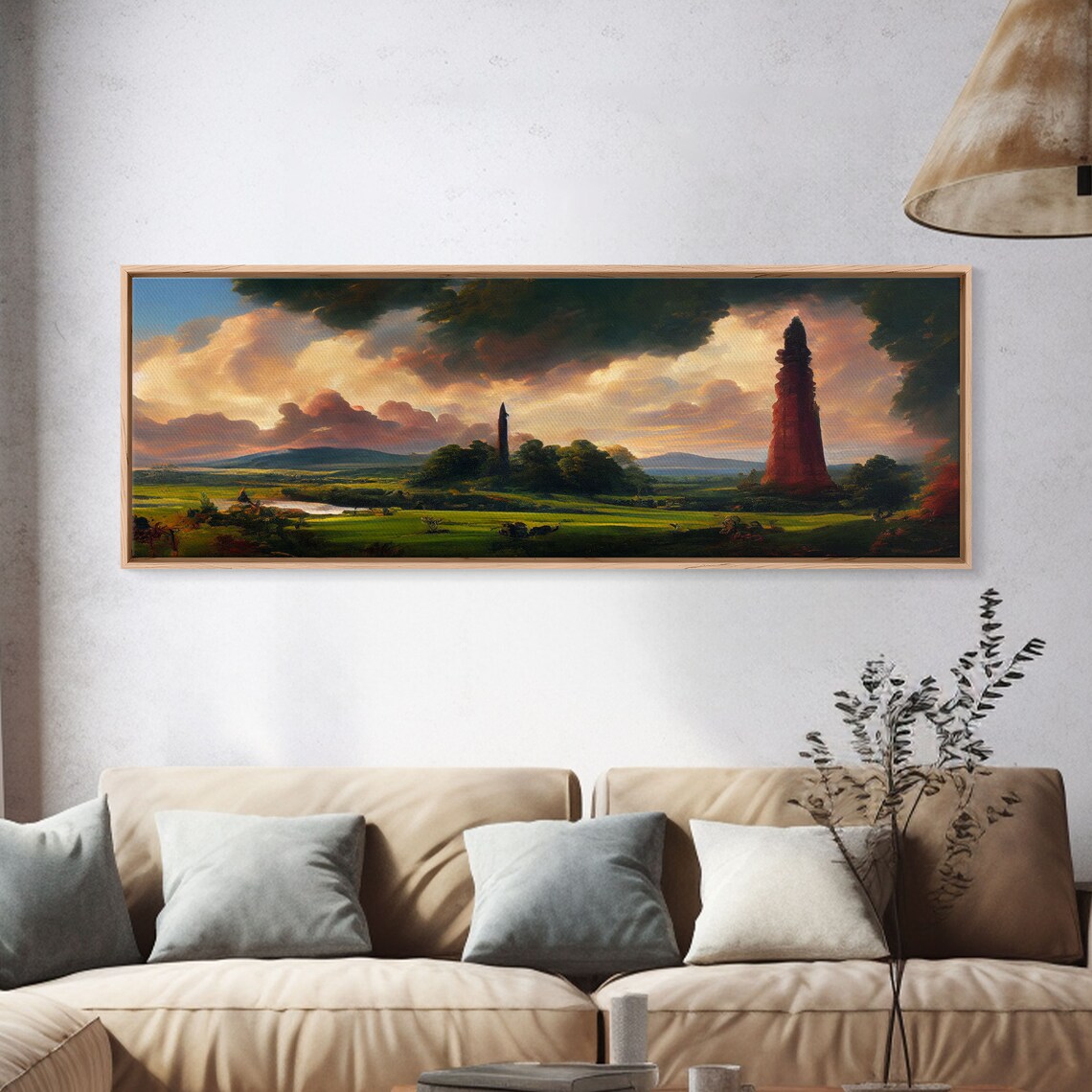 The Dark Tower Panoramic Art Print, High Fantasy - Image 4