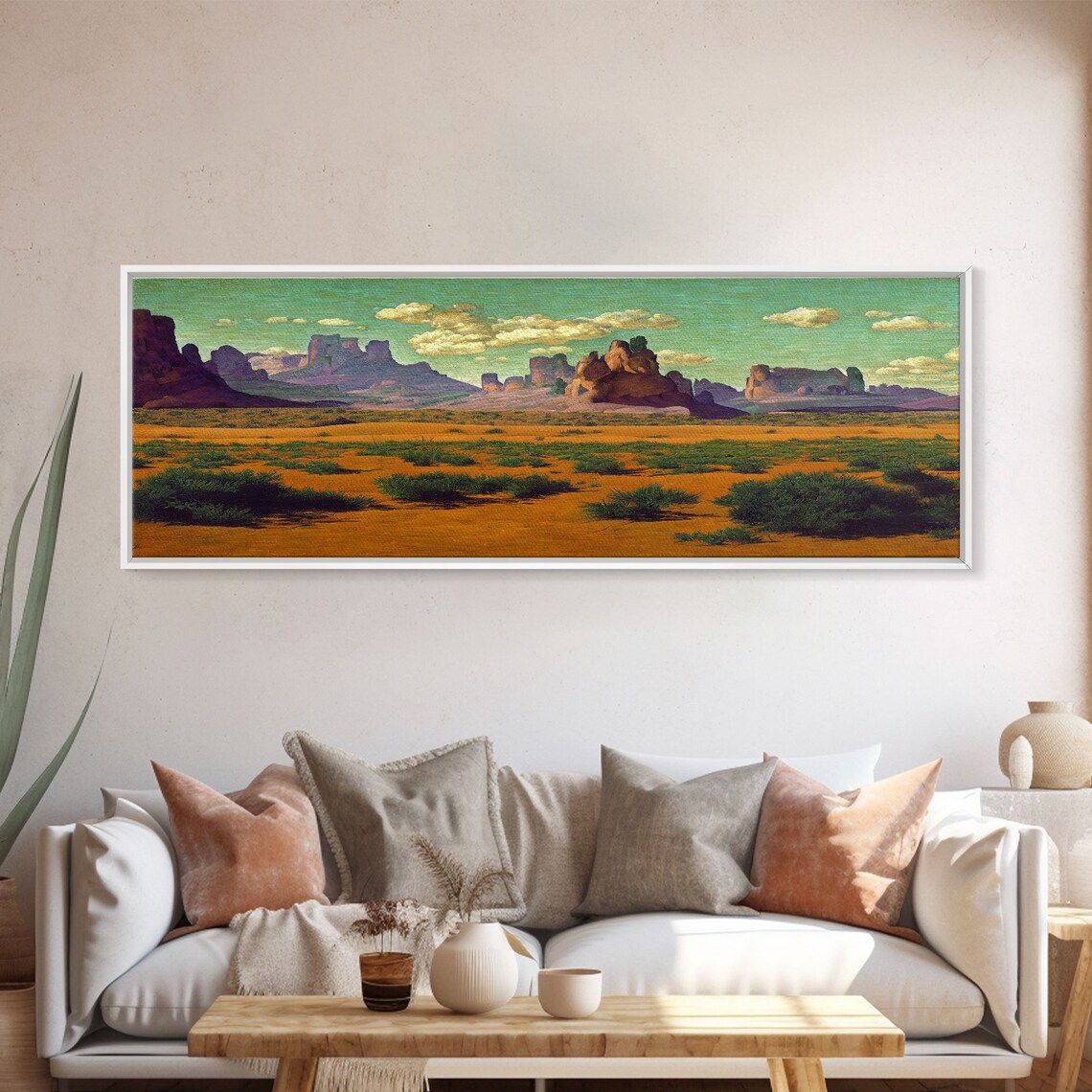 Pueblo Style Wild West Watercolor Poster Print - Image 5