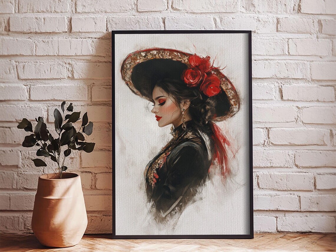 The Matador Spanish Style Cultural Art Print - Image 3