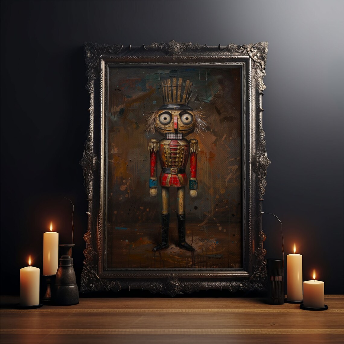This Nutcracker Has Seen Some Things, Halloween Decor - Image 3