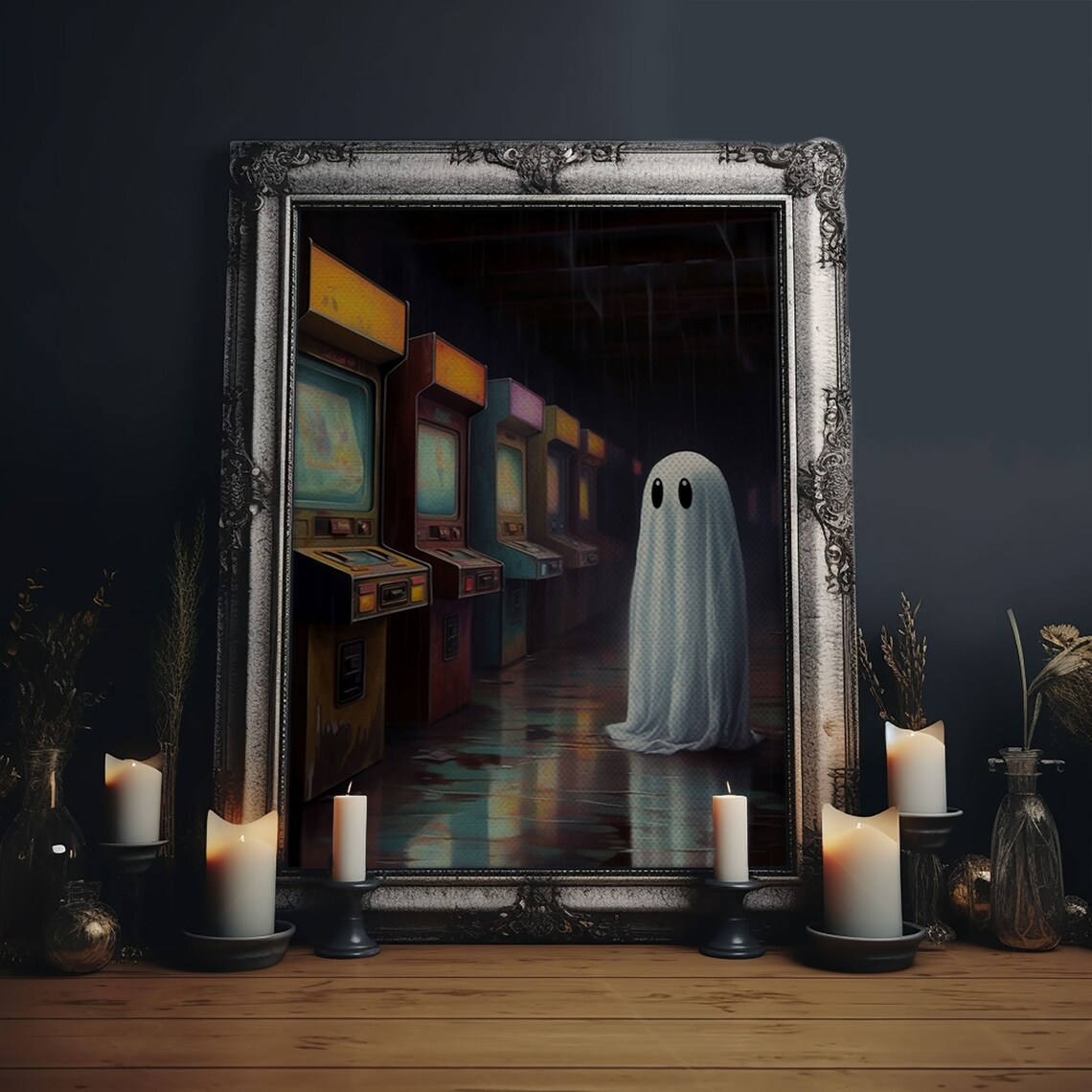 Ghost in an Abandoned Arcade, Dark Academia Poster - Image 6
