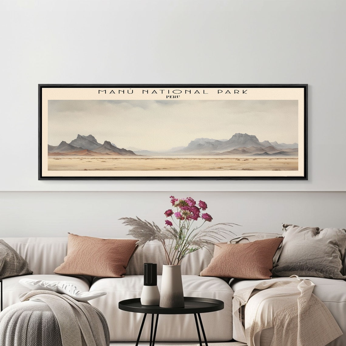 Manu National Park Peru Misty Andes Mountain Desert View Travel Poster - Image 5