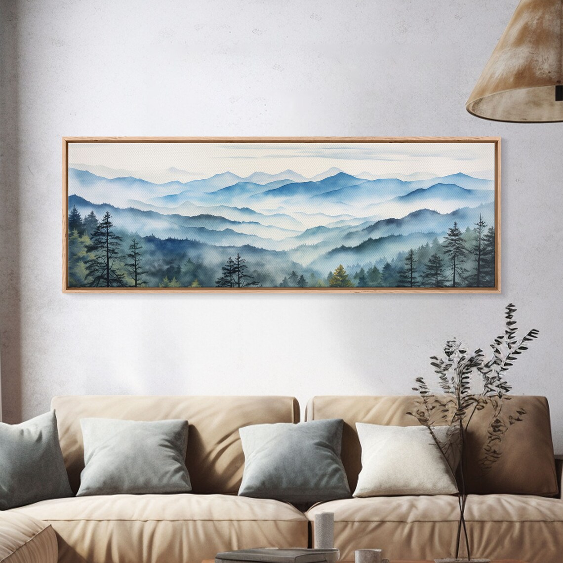 Blue Ridge Mountains National Park Watercolor Art Print - Image 4