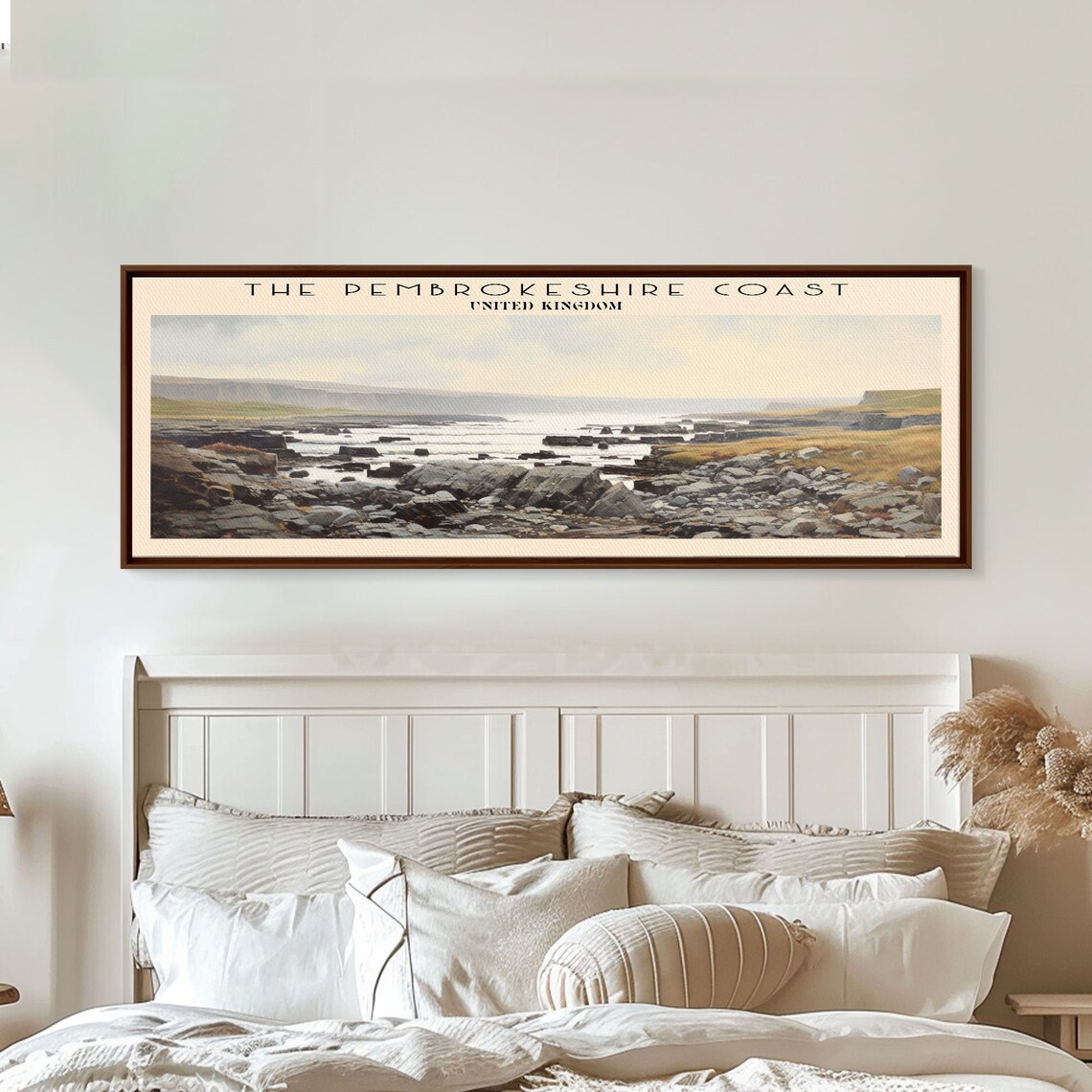 Pembrokeshire Coast United Kingdom Rocky Shore Waves Travel Poster - Image 6