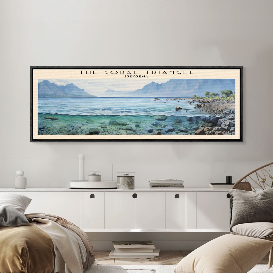 Coral Triangle Indonesia Crystal Clear Water Coral Reef Travel Poster - Image 5