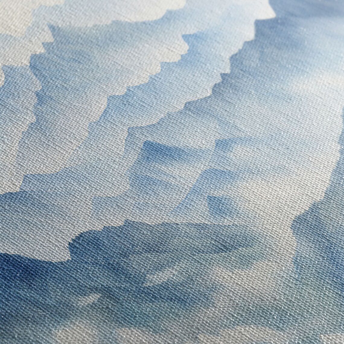 Blue Ridge Mountains Watercolor Landscape Art Print - Image 2