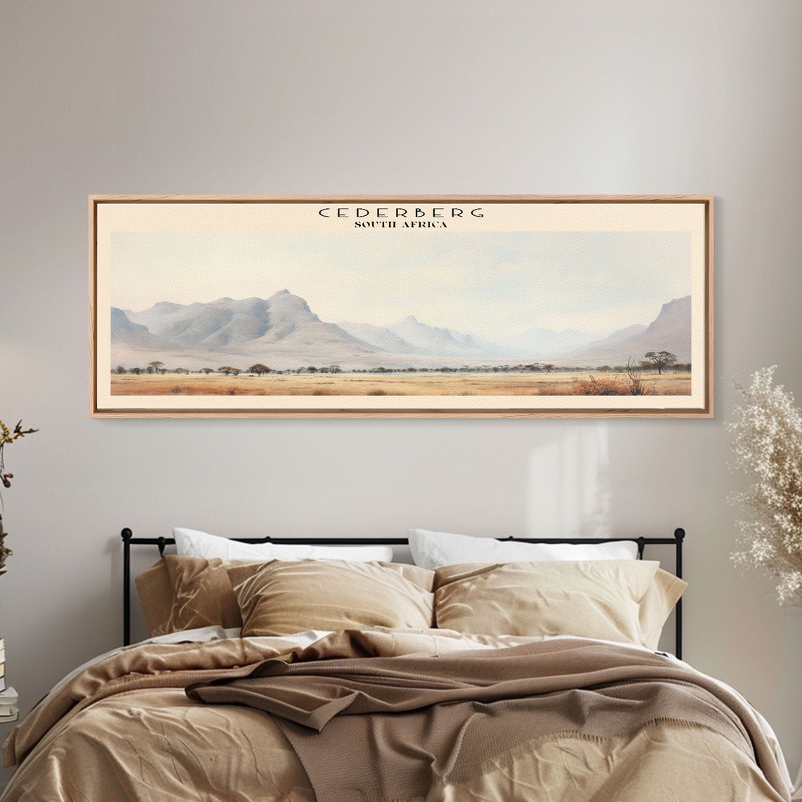 Cederberg South Africa Mountain Range Golden Savanna Travel Poster - Image 5