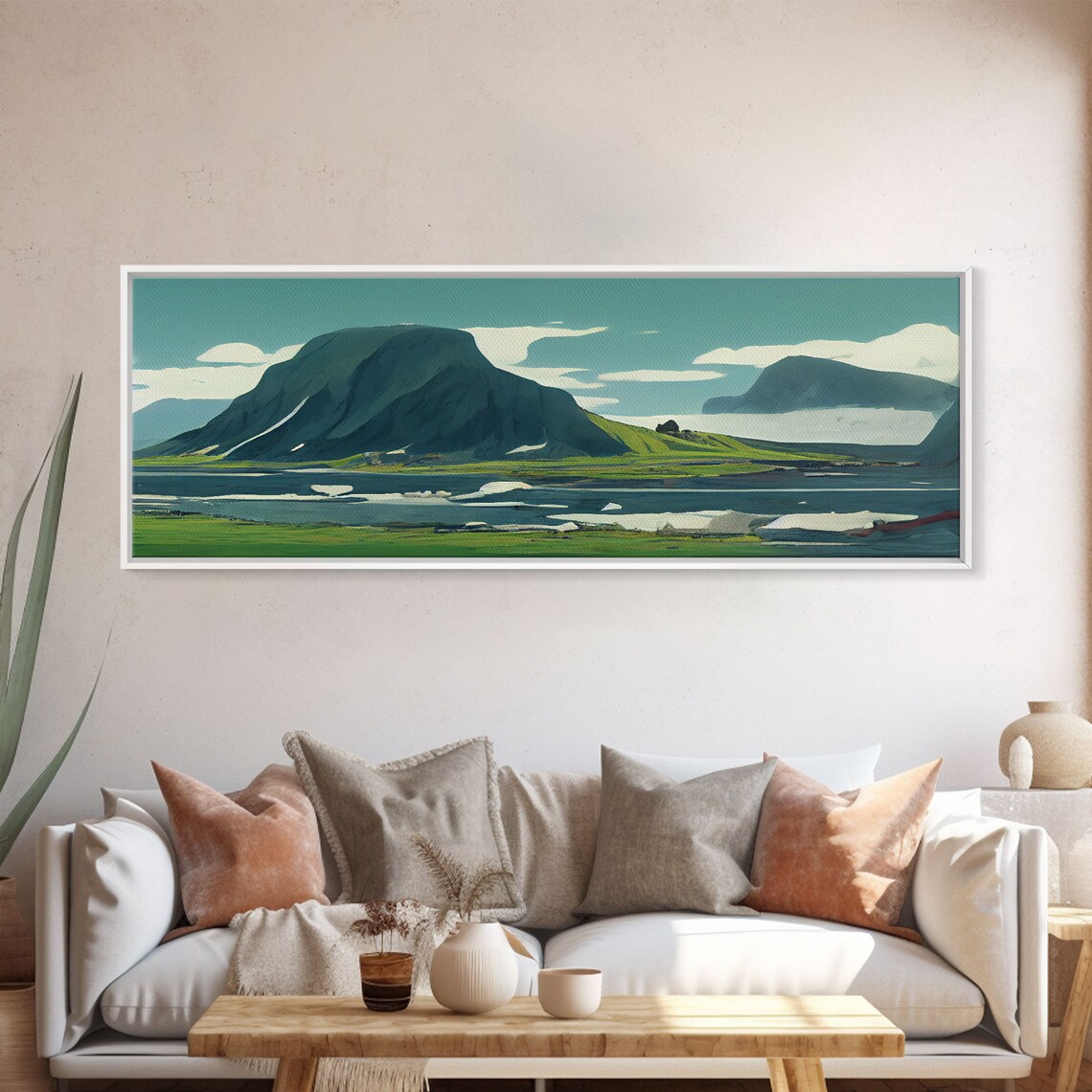 Sweden Landscape Abstract Art, Winter Panorama - Image 5