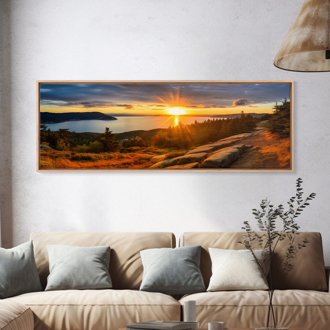 Acadia National Park Maine Sunrise Lake Forest Trail Photography Print - Image 4