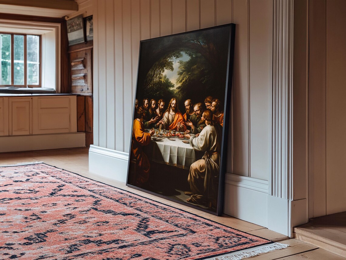 The Last Supper Christmas Christian Art Print - Image 6