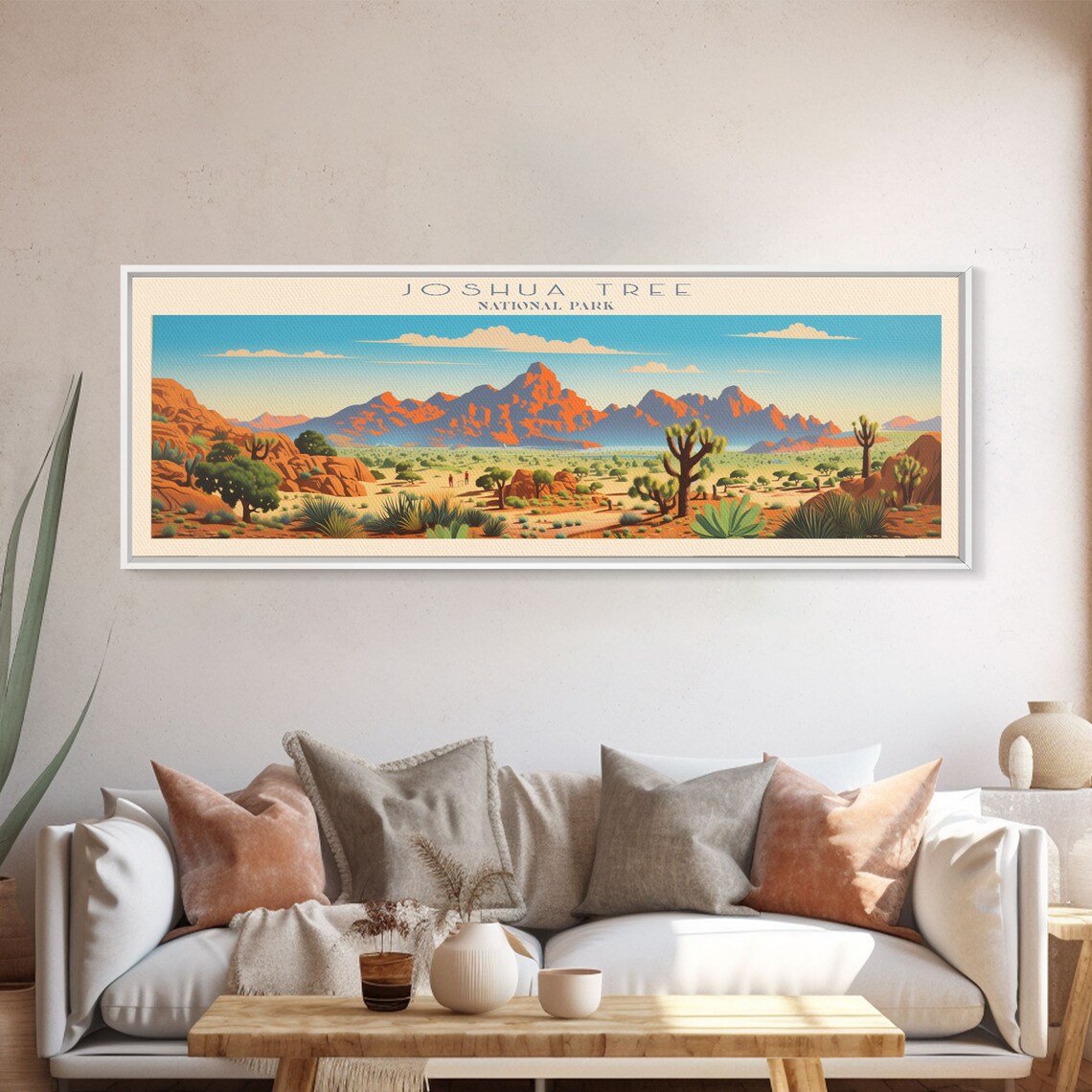 Joshua Tree National Park, Minimalist Travel Poster