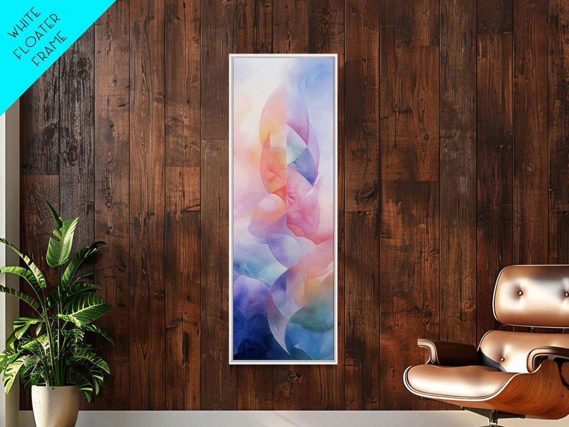 Pastel Abstract Print Featuring Light Pink Abstract Art Geometric Wall Art And Sage Green Accent Ideal Above Sofa - Image 4