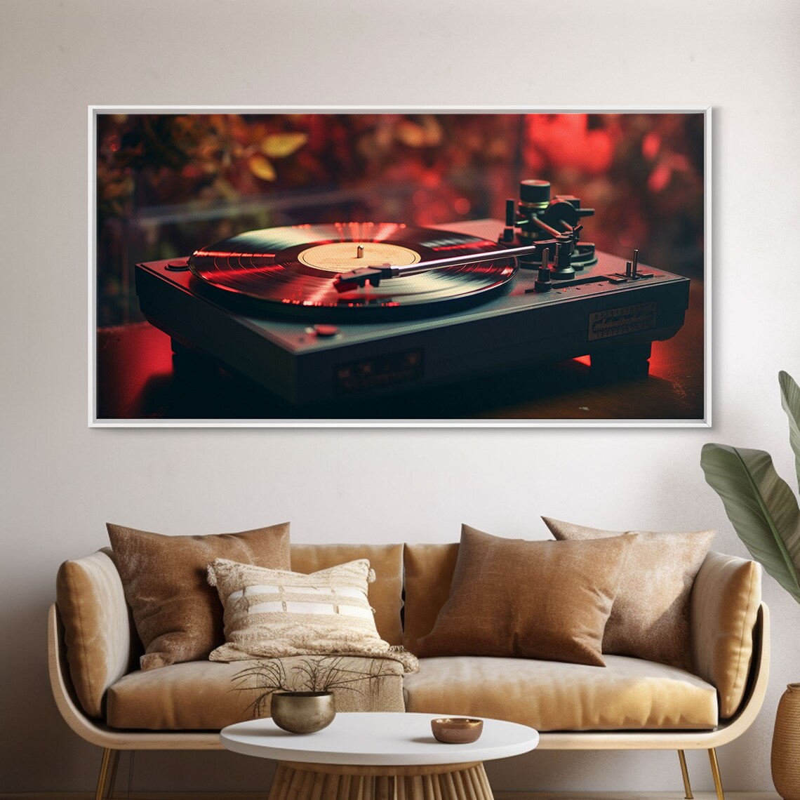 Retro Record Player Art Print, Eclectic Decor - Image 6
