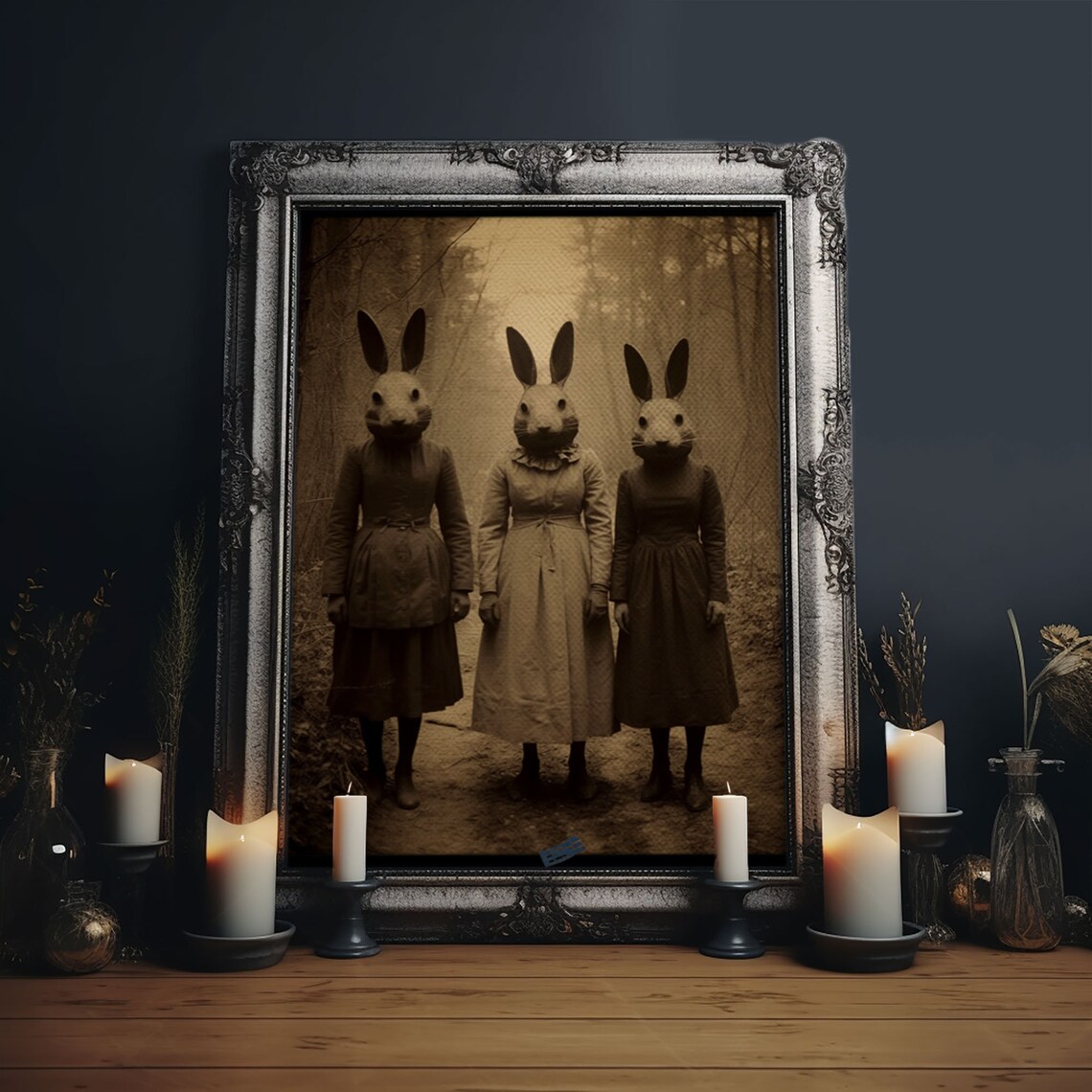 The Bunny Cult, Halloween Dark Academia Art Print - Image 6