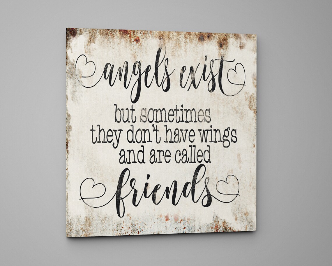 Angels Exist, But Sometimes They Don't Have Wings Art Print