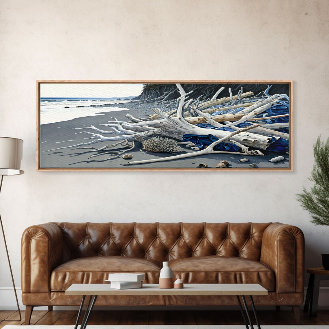 Driftwood Pacific Northwest Washington State Art Print