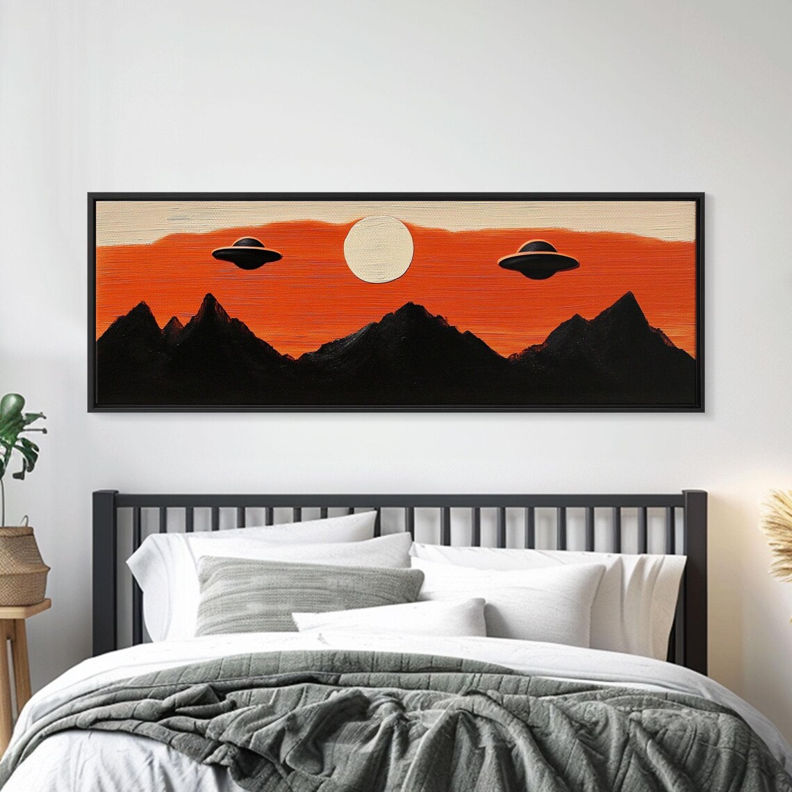 Flying Saucers or UFOs Nursery Wall Art Print - Image 6