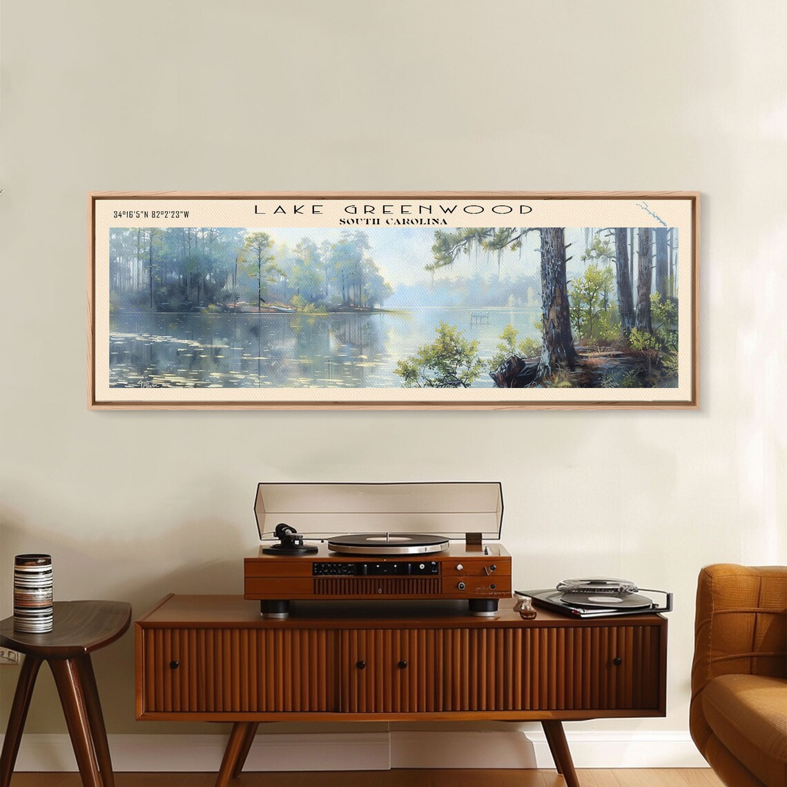 Lake Greenwood South Carolina Travel Poster, Landscape - Image 4