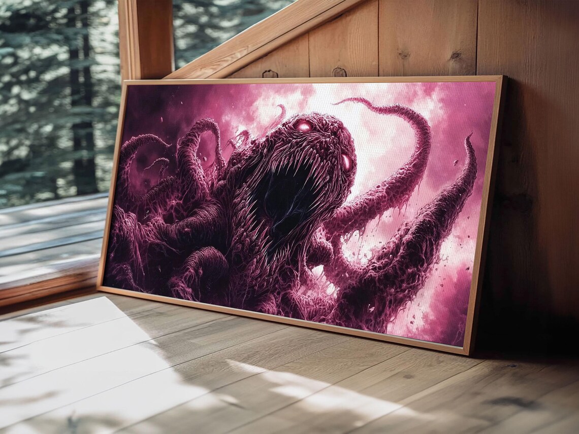 Cosmic Horror Art Print, Halloween Decor - Image 6