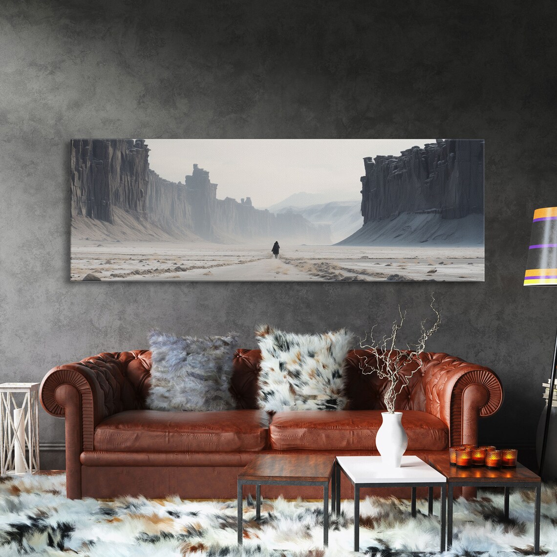 The Wanderer Framed Print Scifi Wall Art Game Room Decor Gamer Gift Mancave Wall Art - Image 3