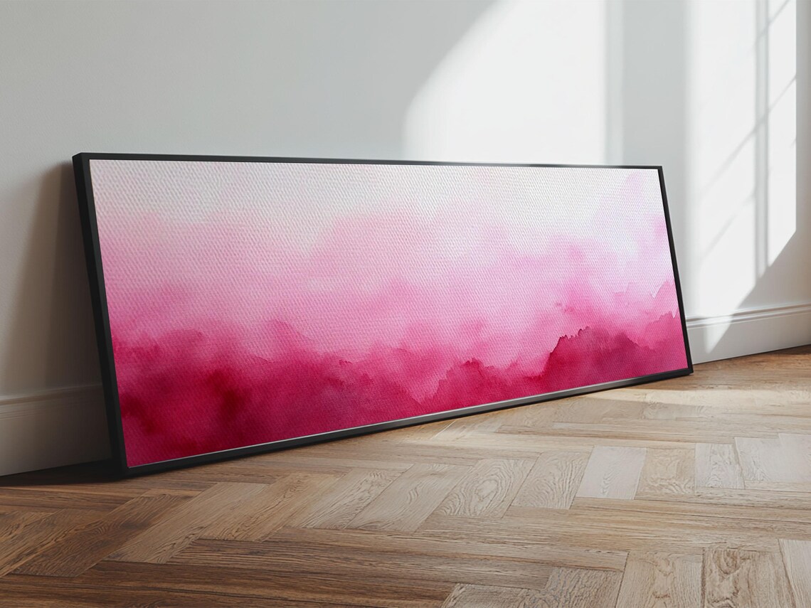 Minimalist Boho Soft Gradient Pastel Art Print - Image 3