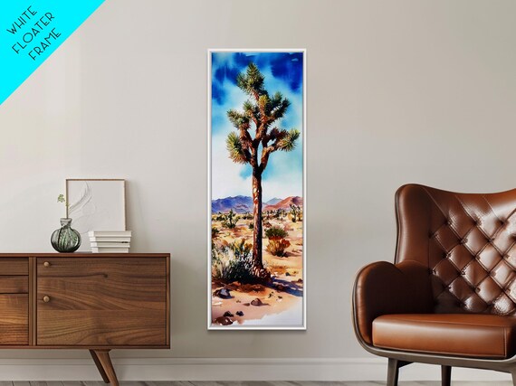 California Wall Art Joshua Tree Watercolor Painting Print California Decor Southwestern Wall Art Boho Home Decor Landscape Painting