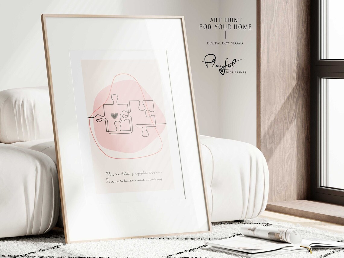 Love Letter Modern Minimalist Gallery Art - Image 5