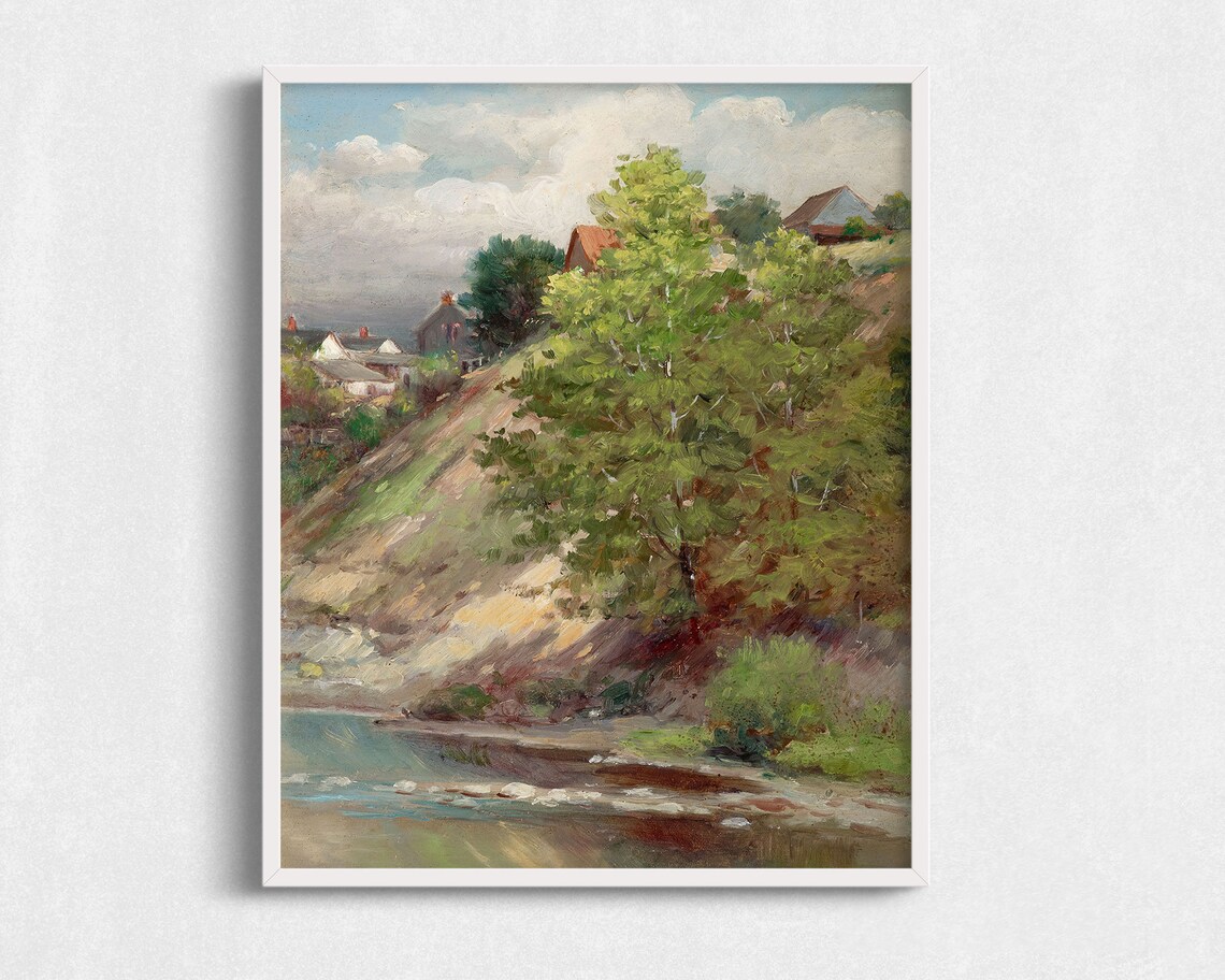 Summer Landscape, Coastal Landscape Painting