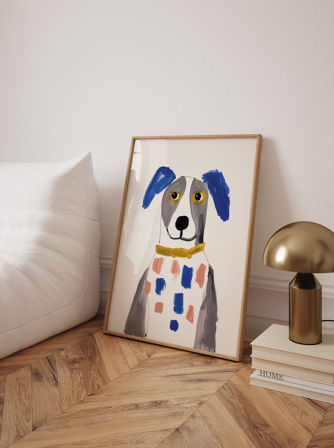 Minimalist Dog Art Henri Matisse Style Dog Portrait Painting Pet Wall Art Colorful Dog Wall Art Gifts For Dog Lovers File - Image 2