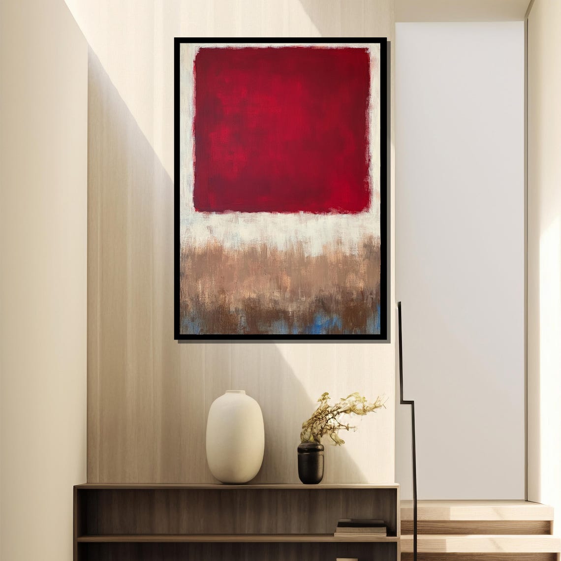 Mark Rothko Painting, Abstract Contemporary Decor - Image 2