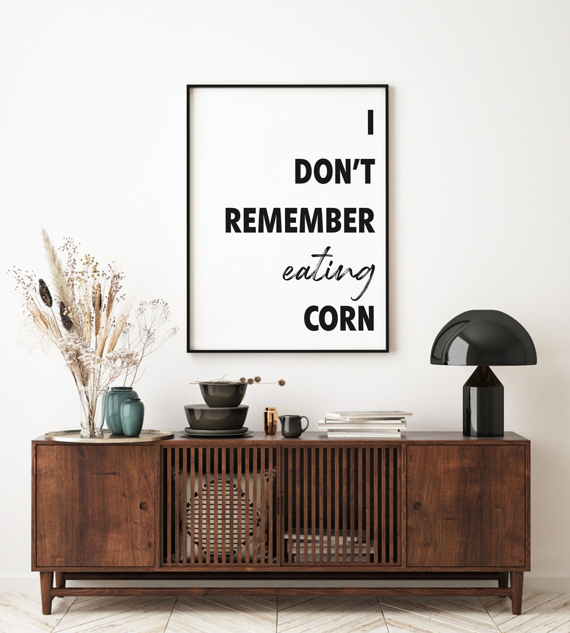 I Don't Remember Eating Corn Bathroom Humor Art Print - Image 2