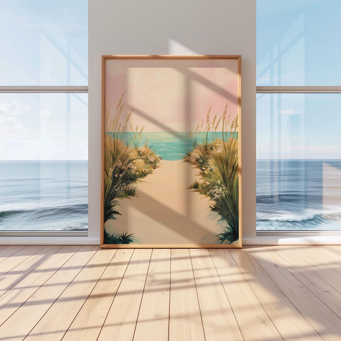 Dune Path Wall Art Pastel Poster - Image 3