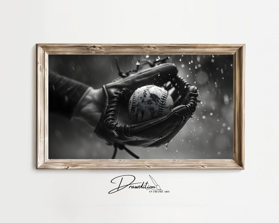 Baseball Frame Tv Art Frame Tv Art Baseball Mitt Frame Tv Art Baseball Ball In Frame Tv Art Baseball Player Art Baseballer