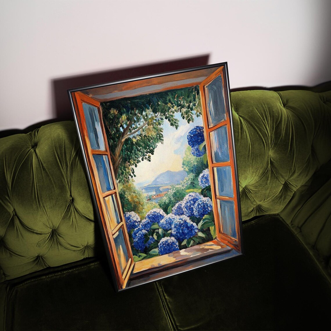 Open Window, Matisse-Inspired Garden Scene Art Print - Image 2
