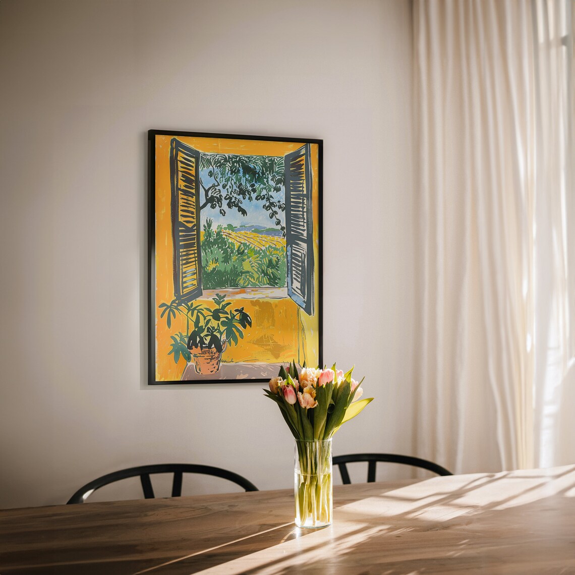 Open Window by Henri Matisse, Vintage Art Print - Image 3