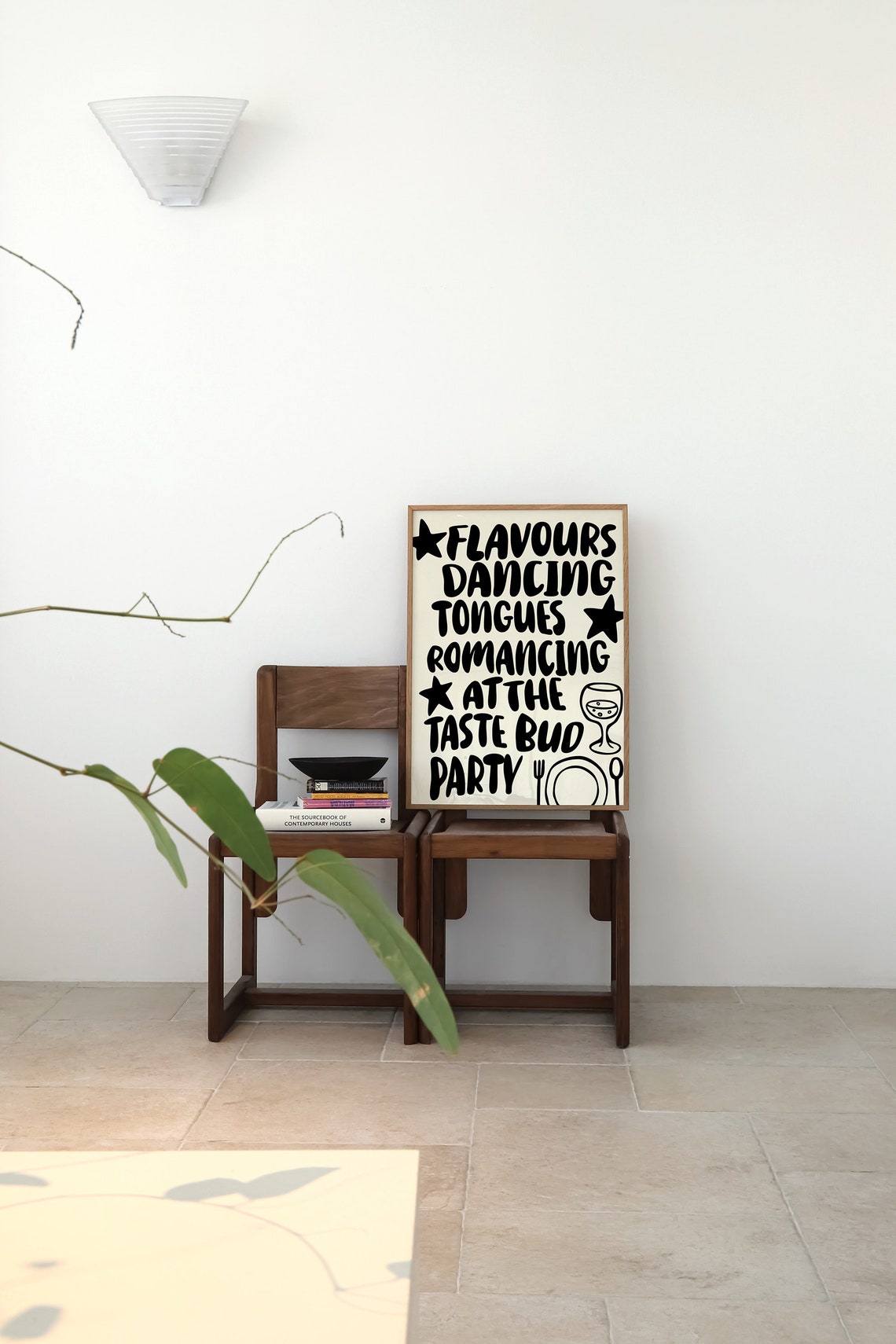 Flavours Dancing Tongues Romancing Taste Bud Party Kitchen Poster - Image 4