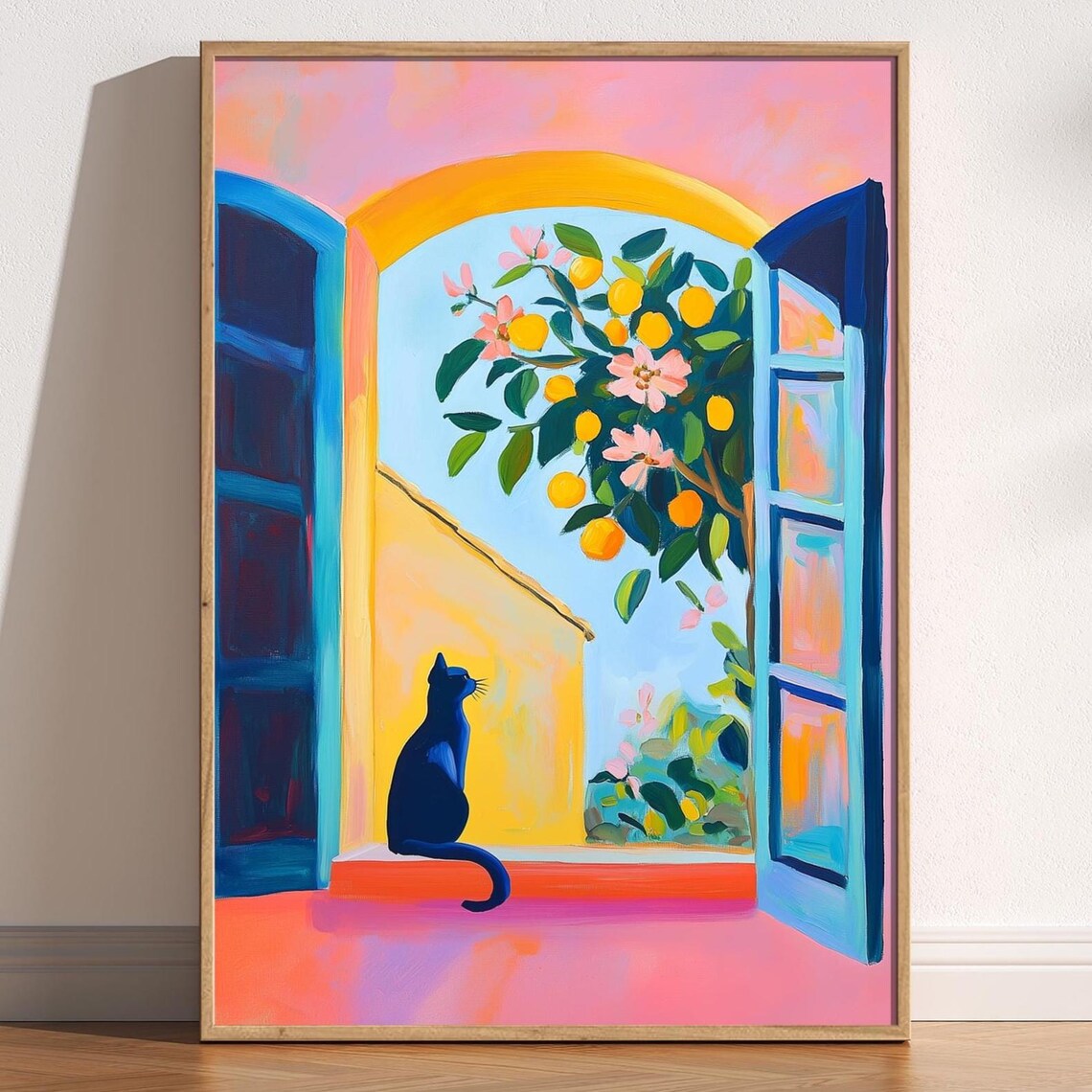 Open Window by Matisse-Inspired Fauvism Art Print