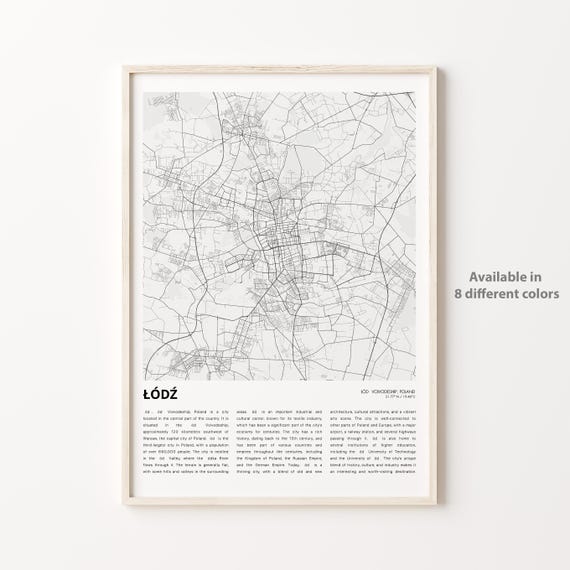D Map Print Travel Wall Decor Art Voivodeship Housewarming Gift