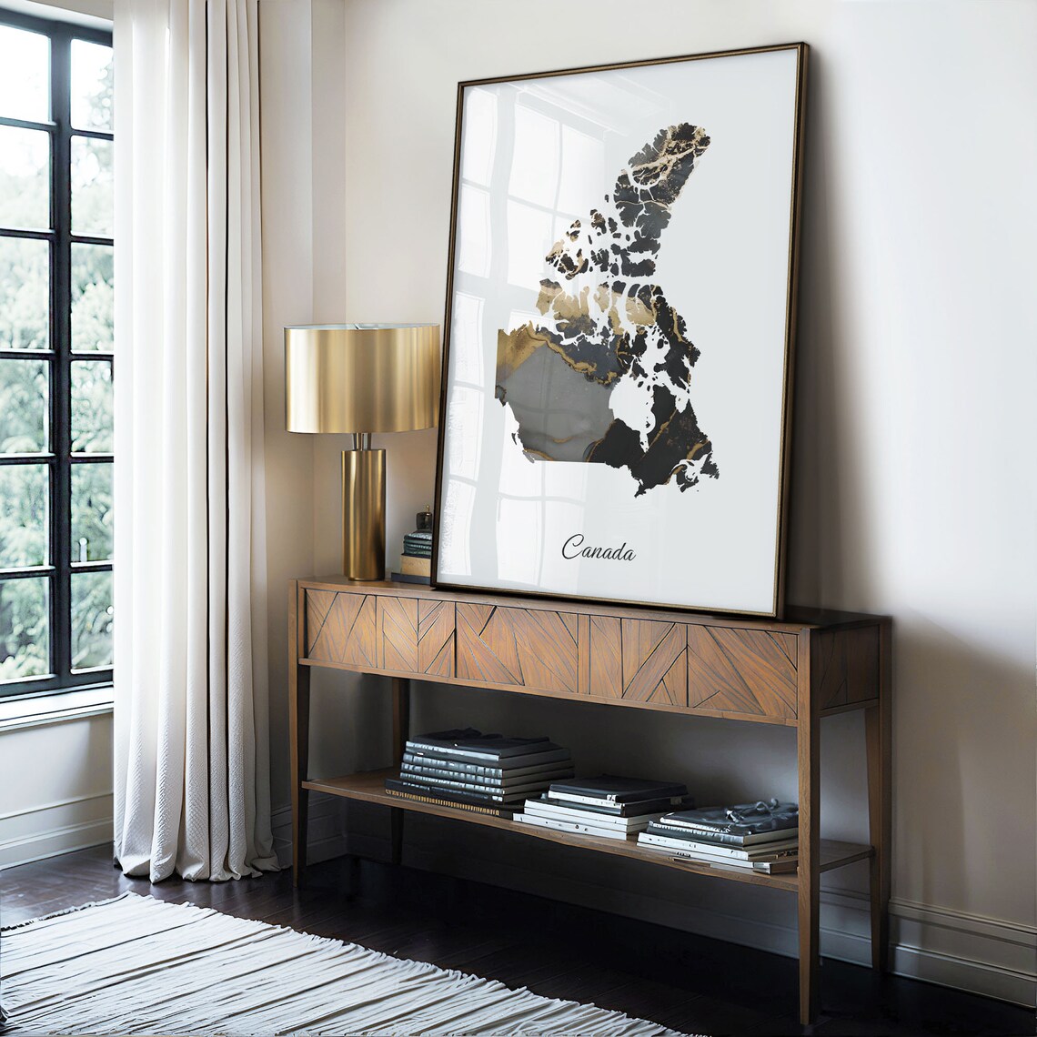 Canada Map Poster, Elegant Country Wall Art - Image 4