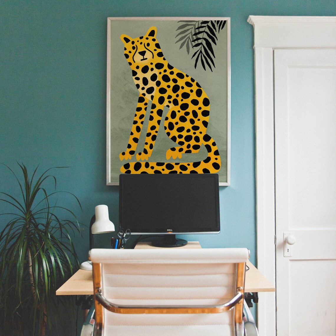 Cheetah Wild Cat Art Print, Wild Animal Decor - Image 2