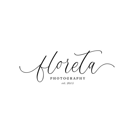 Premade Logo Design Minimalist Logo Simple Logo Photography Logo Signature Logo Bakery Logo Boutique Beauty Salon Logo Makeup Artist Logo