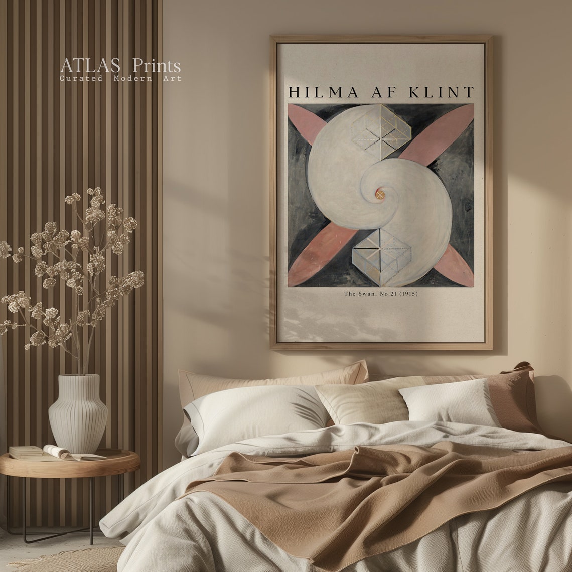 Hilma af Klint The Swan No 21 1915 White Spiral Abstract Mystic Poster - Image 5