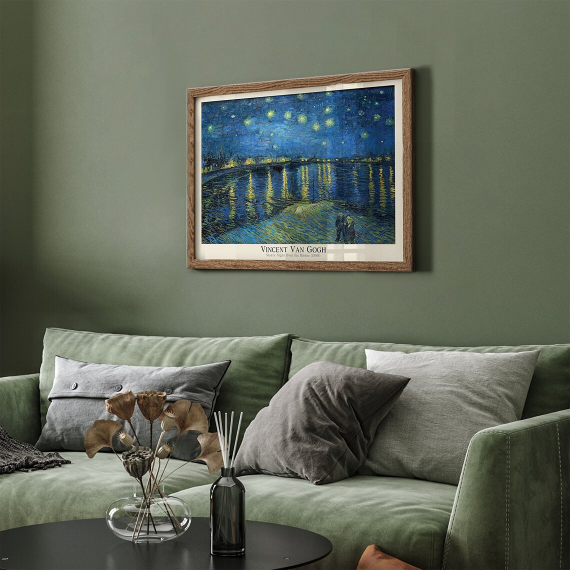 Van Gogh Starry Night Over the Rhone 1888 Famous Night Sky Poster - Image 5