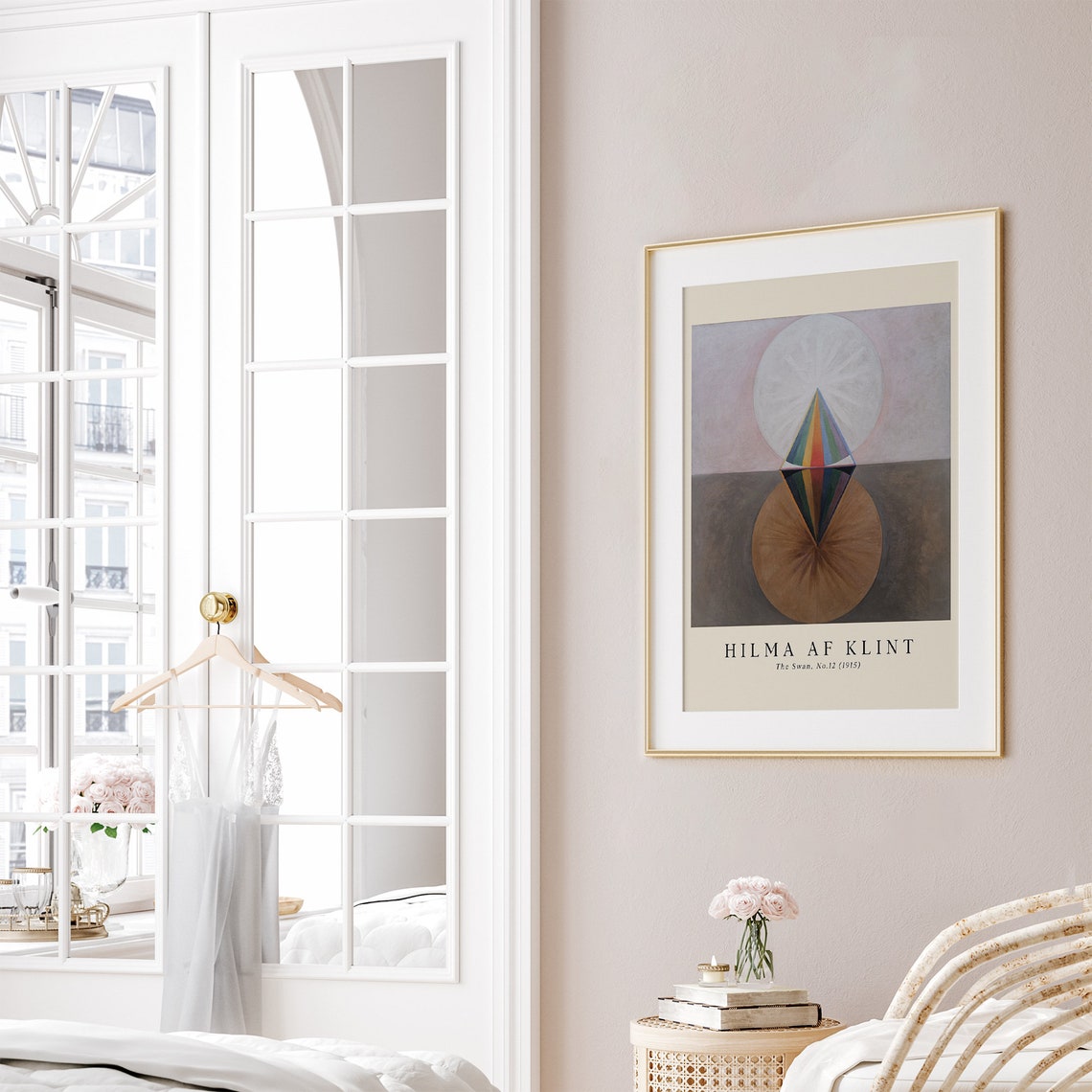 Hilma af Klint The Swan No 12 1915 Rainbow Diamond Abstract Art Poster - Image 5
