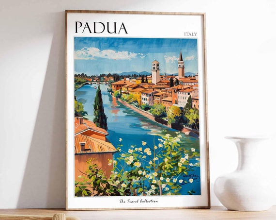 Padua Poster Italian Travel Print Padua Travel Art Padua Wall Art Italian Travel Padua Home Decor Padua Travel Gift Padua Gift