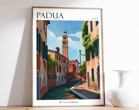 Padua Poster Italian Travel Print Padua Travel Art Padua Wall Art Italian Travel Padua Home Decor Padua Travel Gift Padua Gift