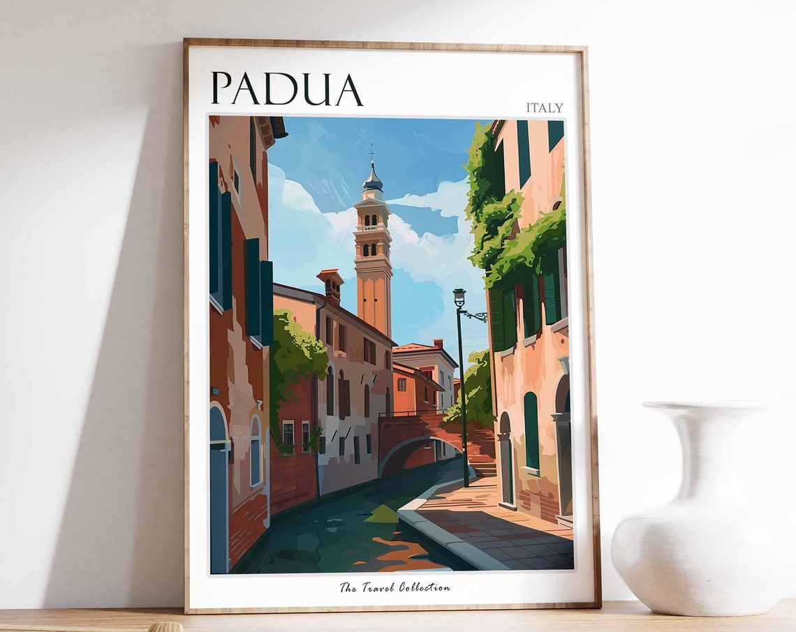 Padua Poster Italian Travel Print Padua Travel Art Padua Wall Art Italian Travel Padua Home Decor Padua Travel Gift Padua Gift