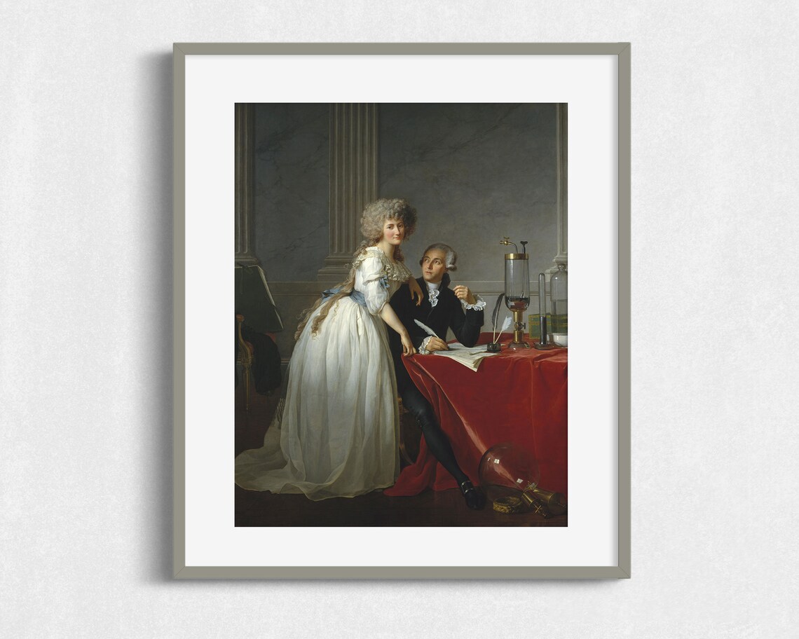 Vintage Portrait of Bored Woman, Antique Art Print - Image 2